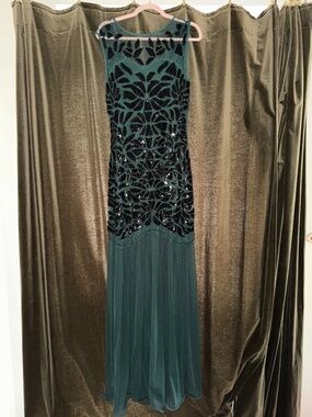 Jazz Age Beaded Mermaid Dress